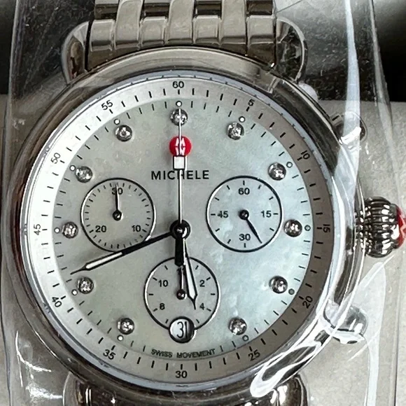 - NWT Women's CSX Diamond Embellished Bracelet Watch, 38mm - Picture 7 of 13